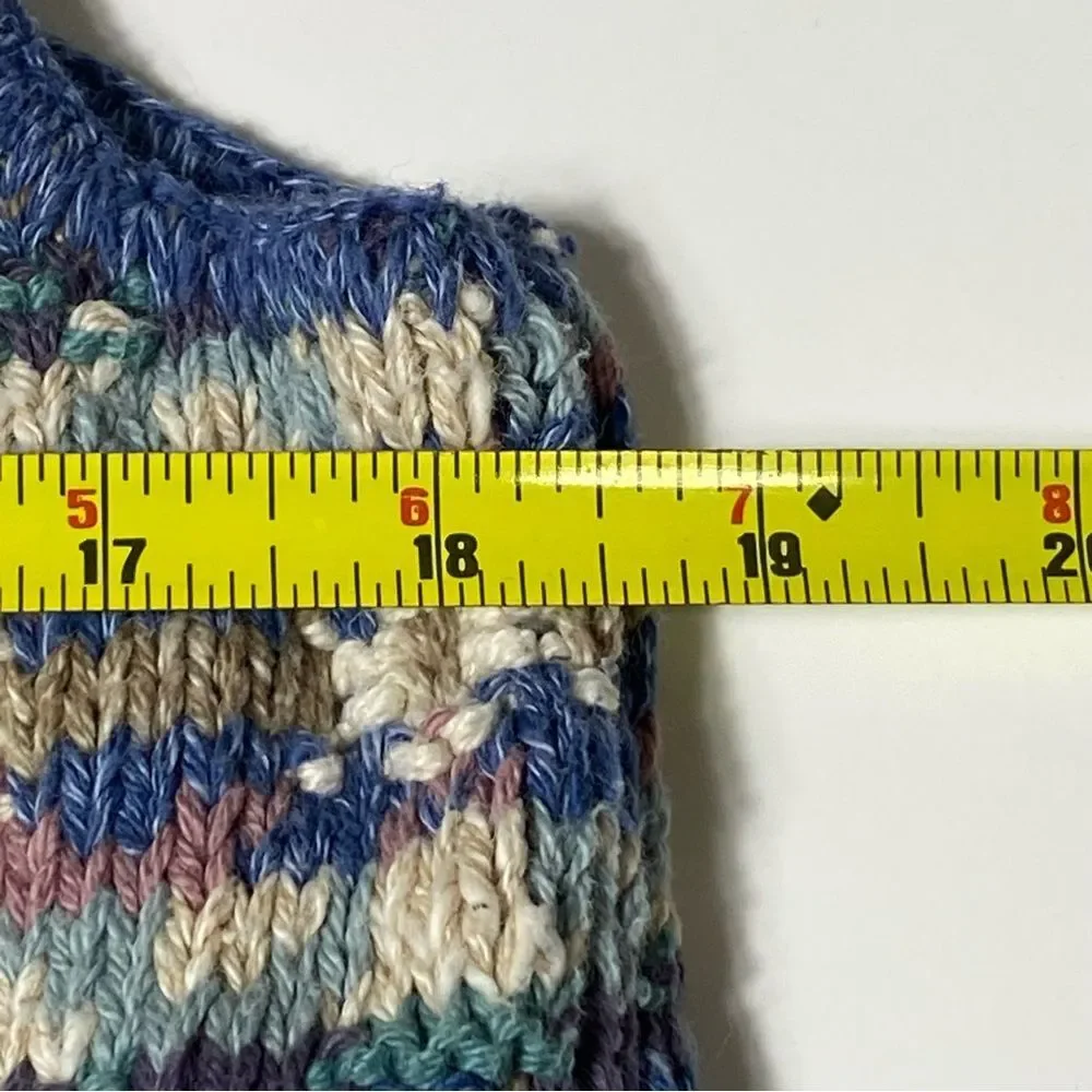 Vintage 90's L.L Bean Jacquard Fair Isle Knit Sweater Vest Women's Size Medium